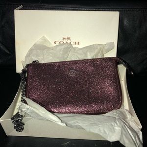 Coach Glitter Wristlet